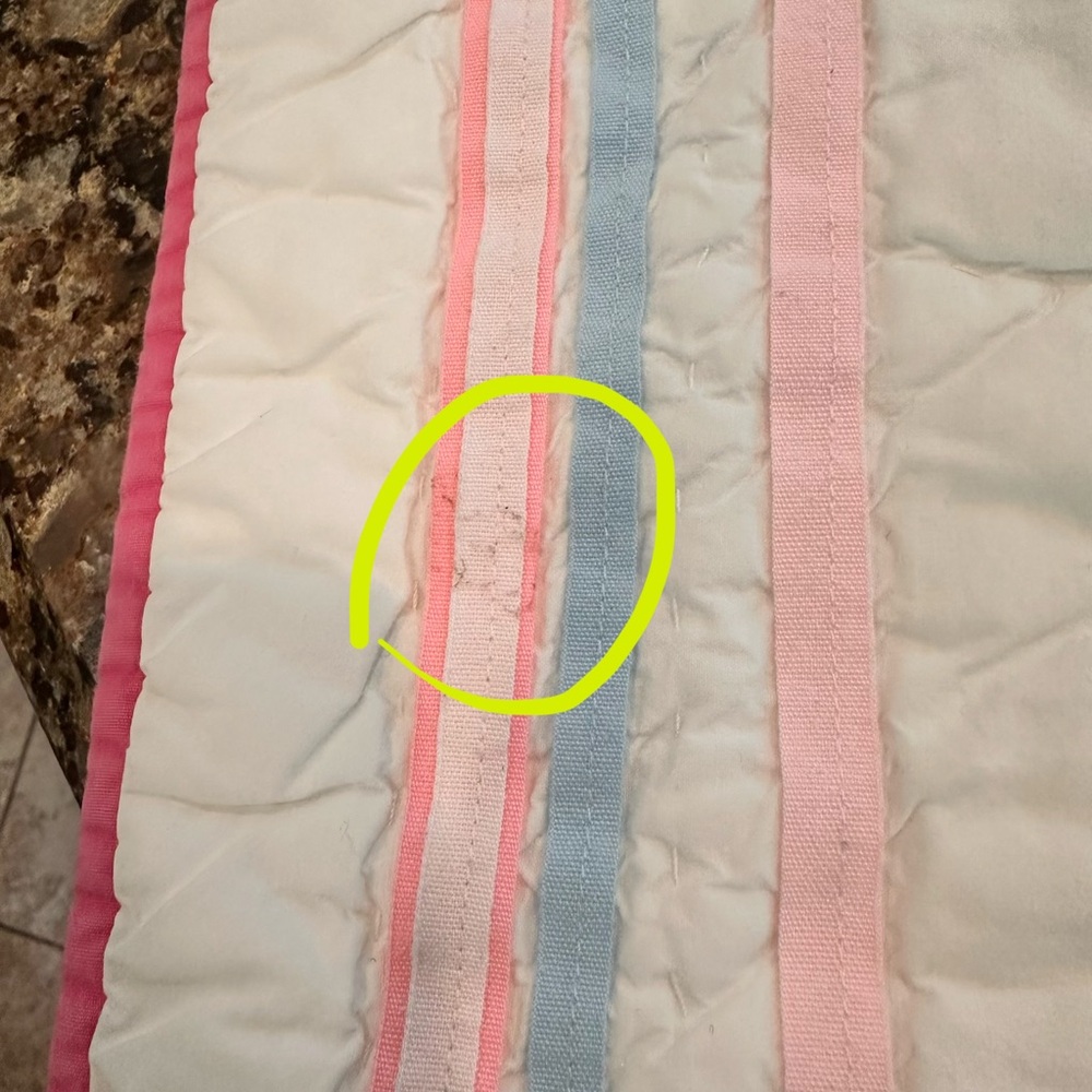 Pottery Barn Kids Rainbow Crib Quilt - Picture 6 of 6